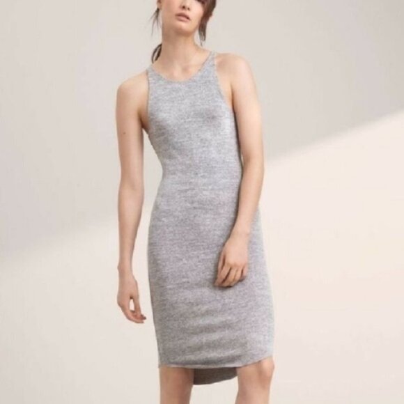 Aritzia | Wilfred Free Chrissy StretchBodycon Dress | heather grey - Picture 12 of 12